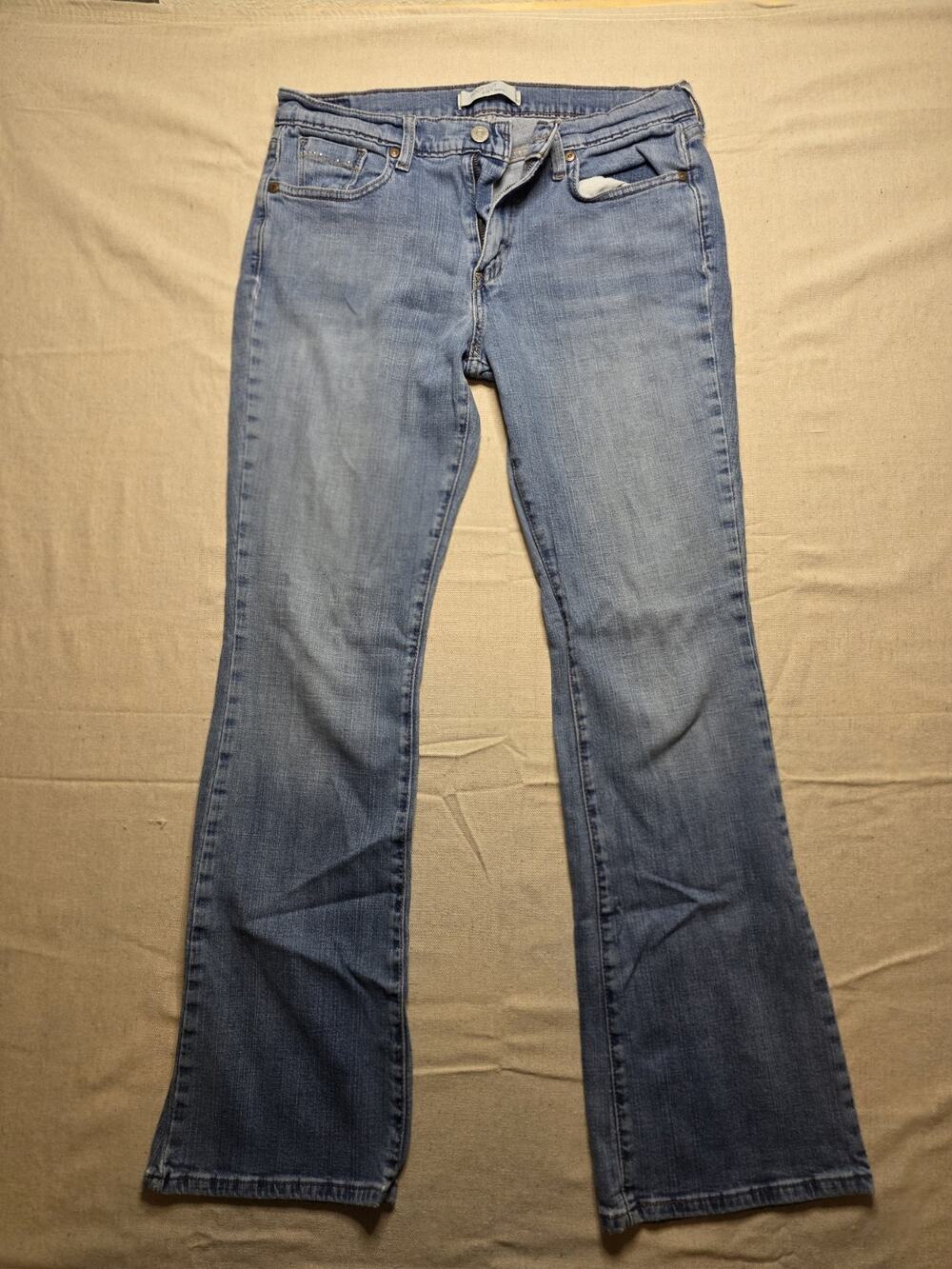 Levi's 515 Womens Jeans Size 10M Blue Denim Bootcut Stretch Casual Pants